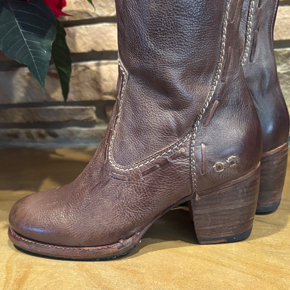 NOT FOR SALE: BED|STU Distressed Taupe Brown Over the Knee Boots 👢! - Picture 7 of 8
